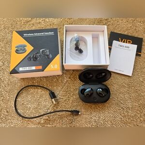 HP🥳Wireless Binaural Headset TWS-880